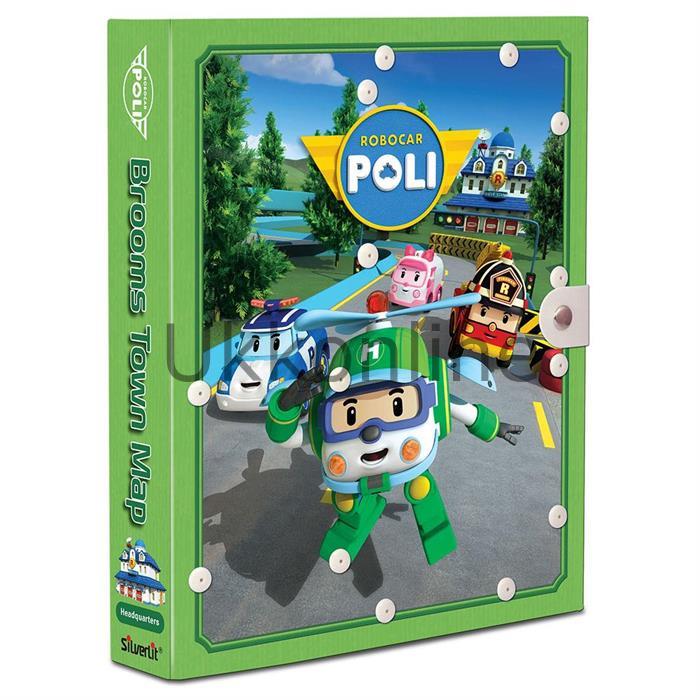 Neco 83280 Poli Car Kitap Kasaba Robocar Merkez Oyun Seti