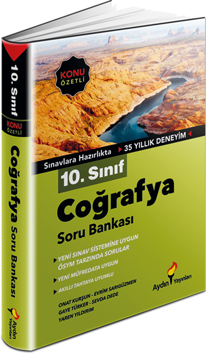 10. Sınıf Coğrafya Konu Özetli Soru Bankası Aydın Yayınları