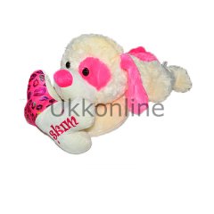 082994 YUM  YASTIKLI YATAN KÖPEK 2 ASST 51CM