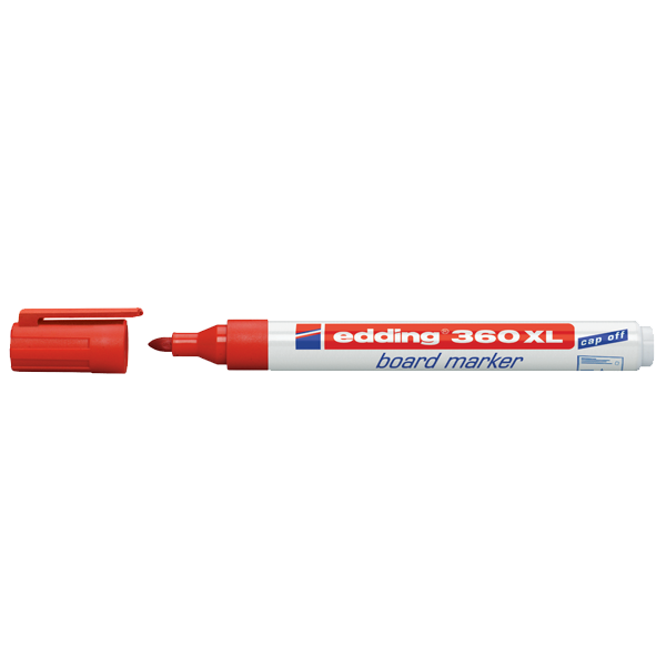 EDDİNG TAHTA KALEMİ E-360 XL KIRMIZI
