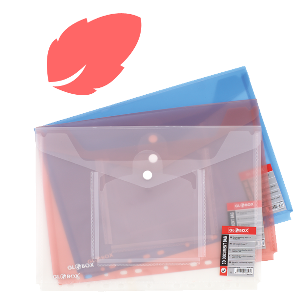 GLOBOX ÇITÇITLI DOSYA CD Lİ KIRMIZI