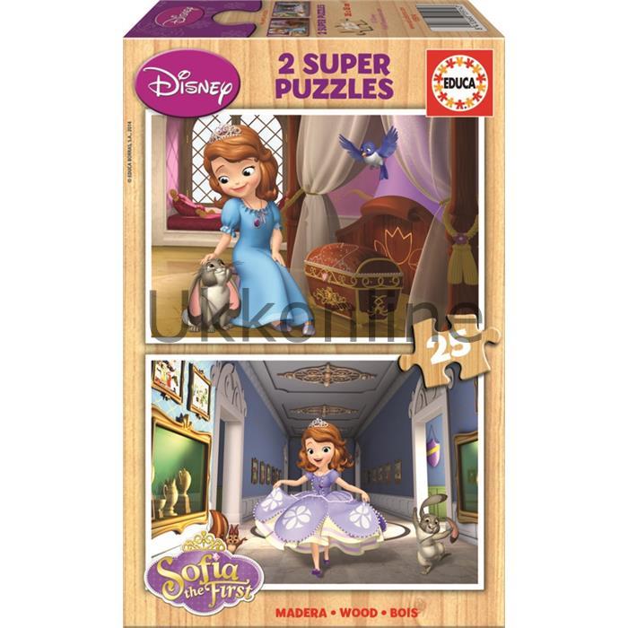 EDUCA COCUK AHSAP 2x25 PUZZLE 15914 SOFIA THE FIRST