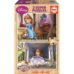 EDUCA COCUK AHSAP 2x25 PUZZLE 15914 SOFIA THE FIRST