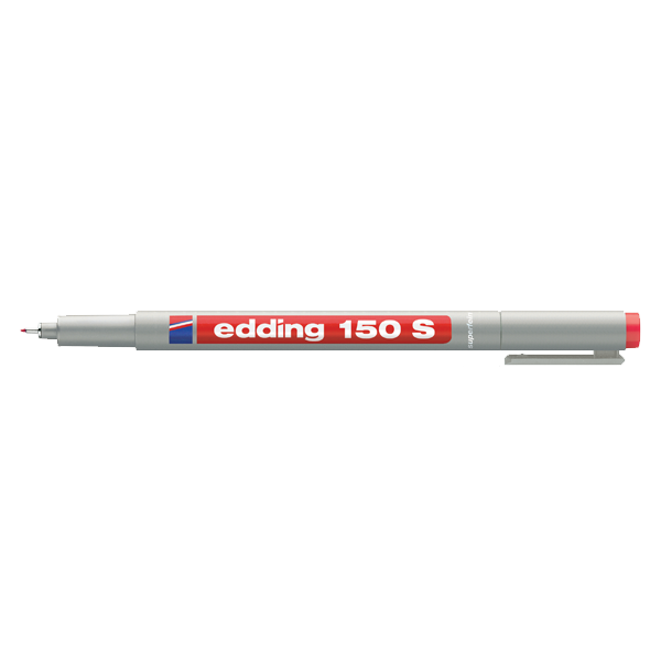 EDDİNG PERMANENT KALEM E-150 S KIRMIZI