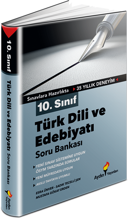 10. Sınıf Türk Dili ve Edebiyatı Soru Bankası Aydın Yayınları
