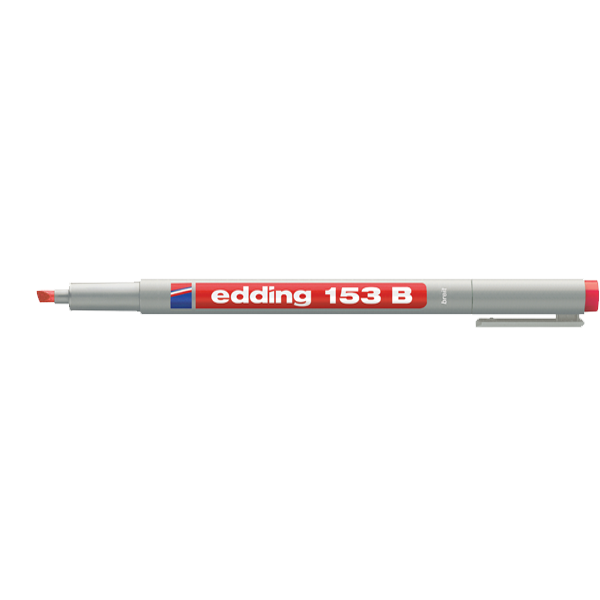 EDDİNG PERMANENT KALEM E-153 B KIRMIZI
