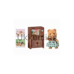 Sylvanian ESE1920 Ayı Kız Kardeş ve TV Set