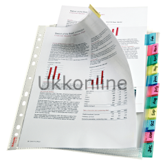 ESSELTE AYRAÇLI POŞET 414170 12 SF ŞEFFAF
