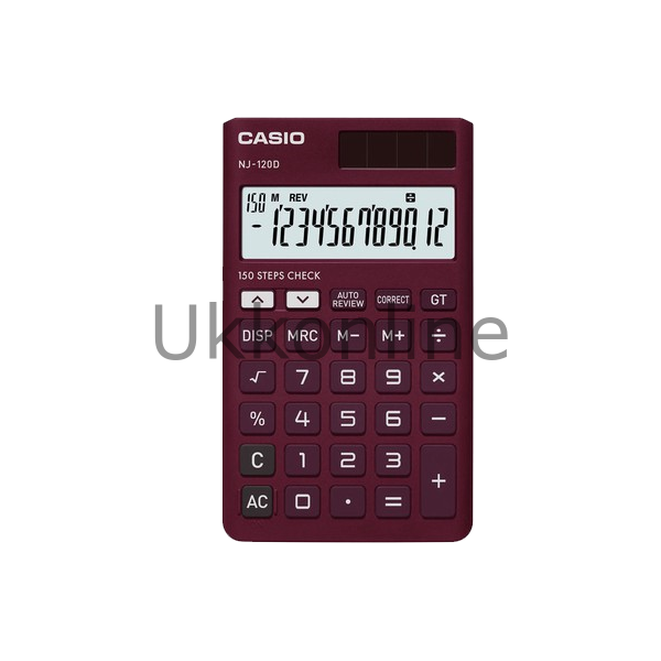 CASİO HESAP MAKİNESİ 12 HANE NJ-120D-RD