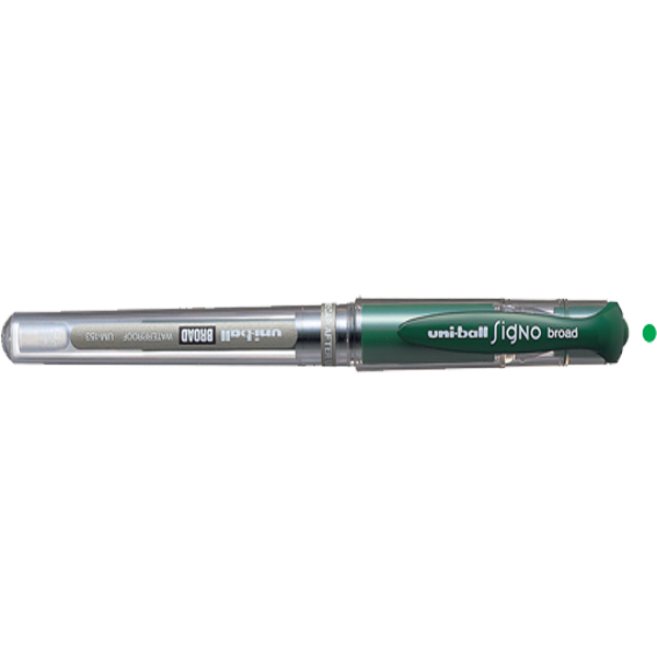 UNİBAL UM-153 BROAD 1,0 İMZA KALEMİ YEŞİL