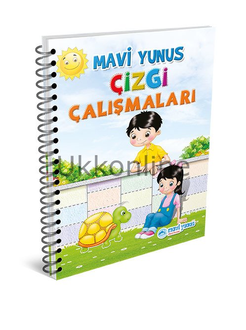 Mavi Yunus Çizgi Çalışmaları Kitabı (4-5-6 yaş)