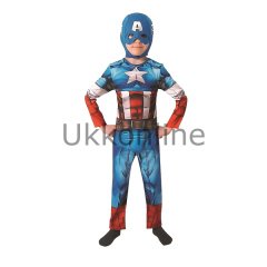 03143 Sun/Kos/M KAPTAN AMERİKA KLASİK KOSTÜM /Medium Beden
