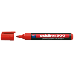 EDDİNG PERMANENT MARKÖR E-300 KIRMIZI
