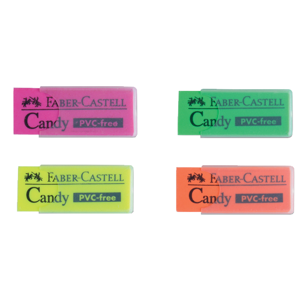 FABER SİLGİ CANDY PLASTİK KILIFLI 1 ADET