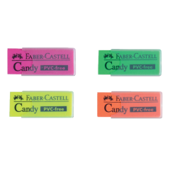 FABER SİLGİ CANDY PLASTİK KILIFLI 1 ADET