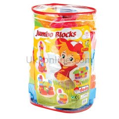 01025 JUMBO BLOCKS 60 PCS