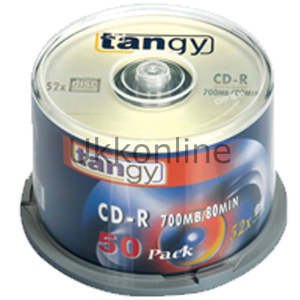 TANGY CD-R 700 MB-80MIN 2X-52X 50 Lİ