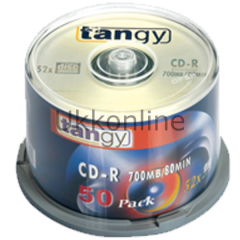 TANGY CD-R 700 MB-80MIN 2X-52X 50 Lİ