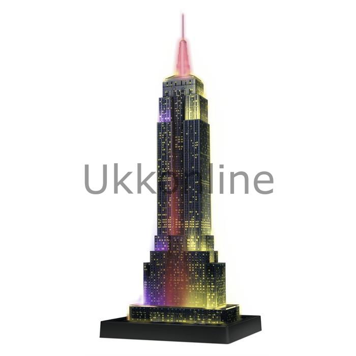 RAVENSBURGER 3D PUZZLE 125661 EMPIRE STATE-NIGHT