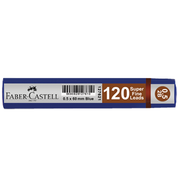 FABER MİN GRİP 0,5 2B 60mm 120 Lİ MAVİ