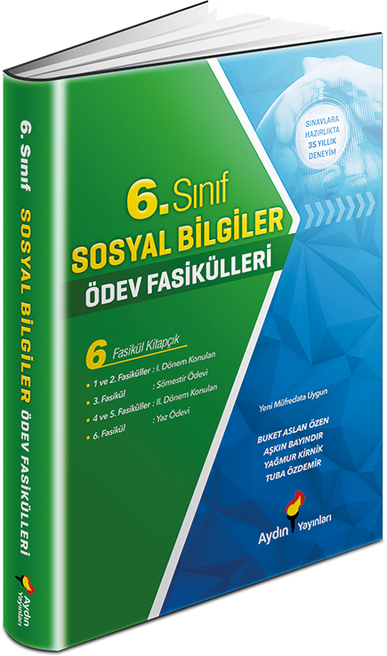 6. Sınıf Sosyal Bilgiler Ödev Fasikülleri Aydın Yayınları