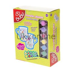 BU-BU PORSELEN BOYAMA 2 Lİ KUPA