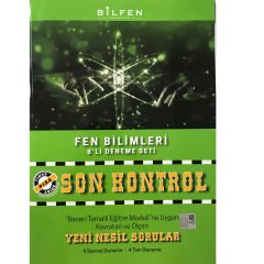 8.SINIF FEN BİLİMLERİ SON KONTROL 8'Lİ DENEME