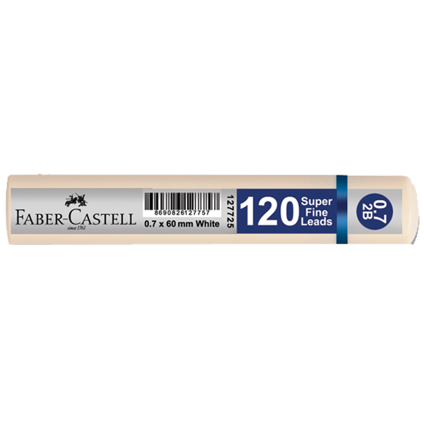 FABER MİN GRİP 0,7 2B 60mm 120 Lİ BEYAZ