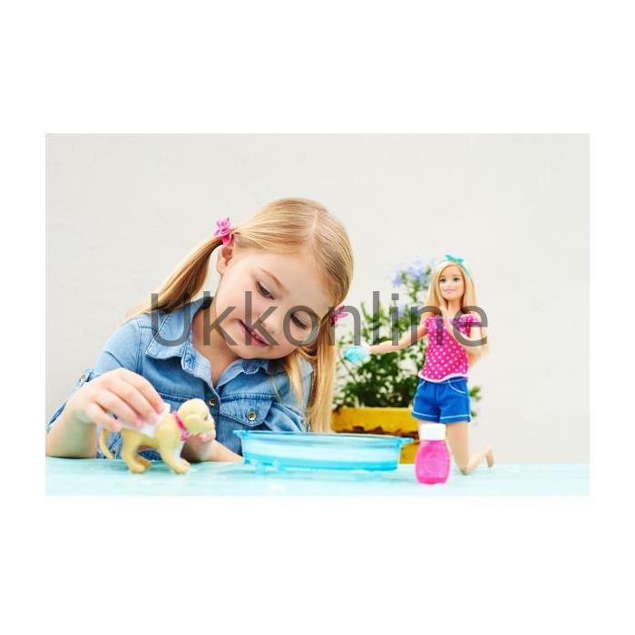 Mattel DGY83 Barbie ve Köpekçik Banyo Keyfinde