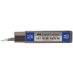 FABER MİN SÜPER FİNE 0,7mm 2B 75mm 24 MİN
