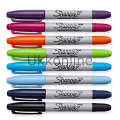 SHARPİE FİNE TWİN TİP PERMANET MARKÖR KARIŞIK 8 Lİ