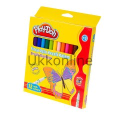 PLAY DOH KEÇELİ KALEM FIRÇA 12 RENK  UÇLU