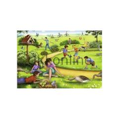 RAVENSBURGER COCUK 2x24 PUZZLE 088928 PARKTA EGLENCE
