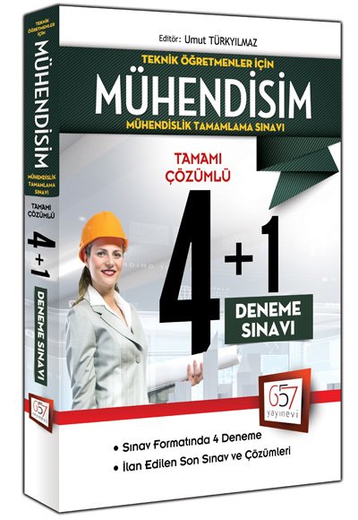 Teknik Öğretmenler İçin Mühendisim Tamamı Çözümlü 4+1 Deneme Sınavı 657 Yayınları