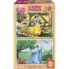 EDUCA COCUK AHSAP 2x25 PUZZLE 15591 SINDIRELLA VE PAMUK P