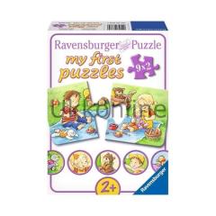 RAVENSBURGER COCUK 2x9 PUZZLE AHSAP 073757 MACERA