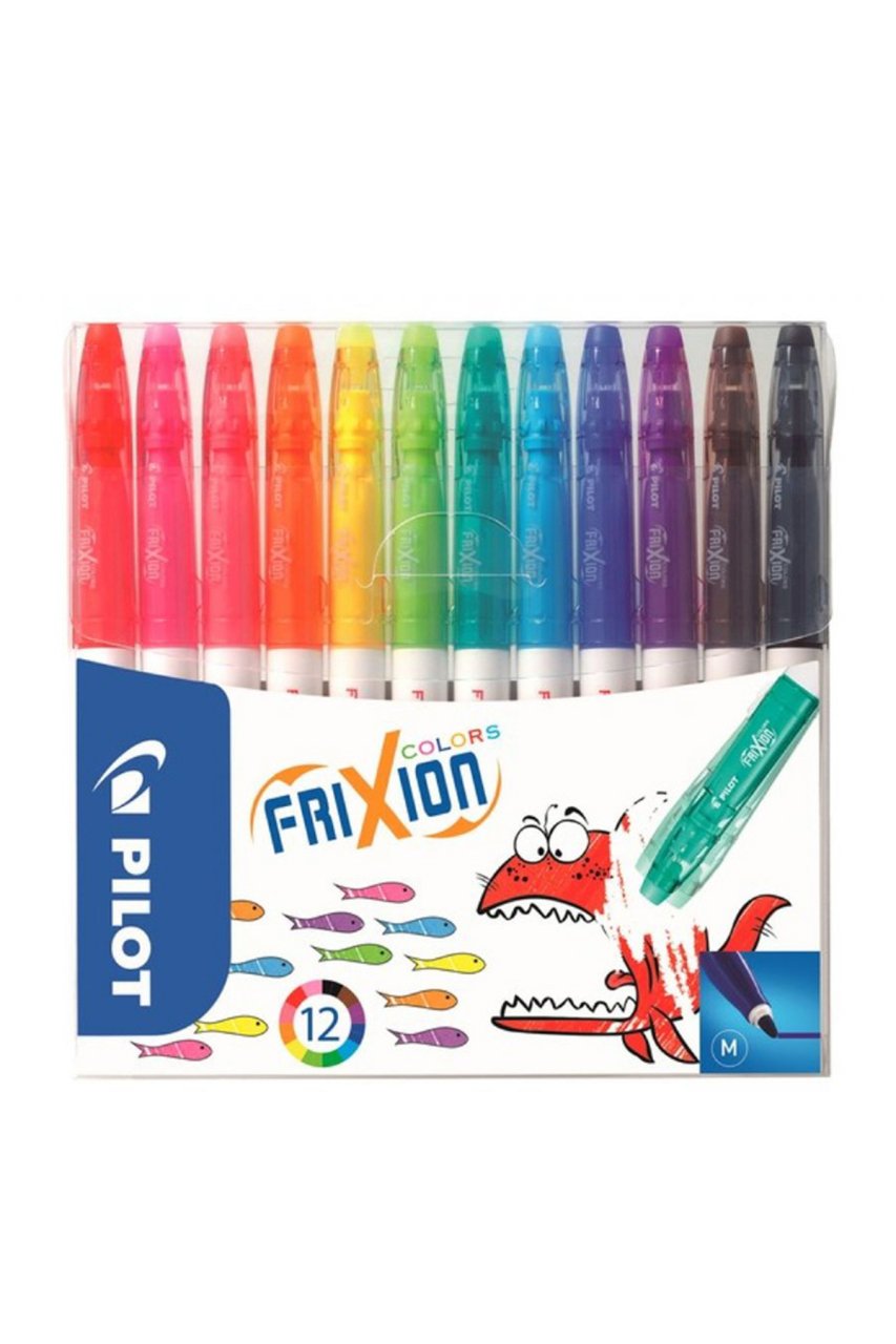 Pilot Frixion Colors 12'Li Paket Silinebilir Keçeli Kalem /