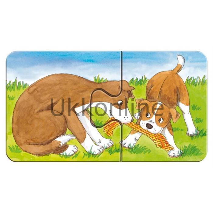 RAVENSBURGER COCUK 2x9 PUZZLE AHSAP 073337 CIFTLIK
