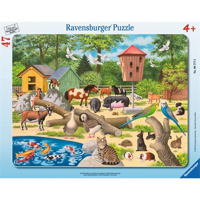 RAVENSBURGER COCUK PUZZLE ÇERC 47P 067770 HAYVANAT BAHCES