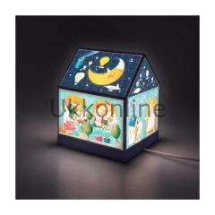 Pintoo R1002 Puzzle 3D Işıklı Ev Ayıcıklar Kafede