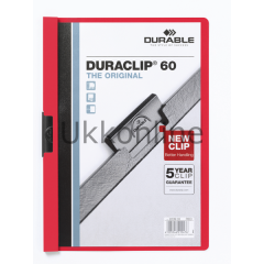 UMUR DURACLİP SIRTTAN SIKIŞTIRMA DOSYA 60Sf KIRMIZ
