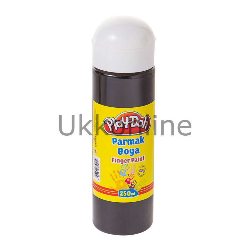 PLAYDOH  PARMAK BOYASI  SİYAH 250 ML