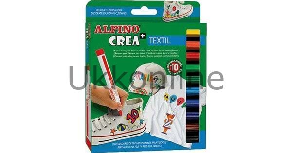 ALPINO  CREA TEXTİL  10 RENK KEÇELİ KALEM