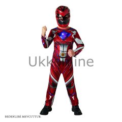 21168 Sun/Kos/S POWER RANGERS KLASİK KIRMIZI KOSTÜM /Small Beden