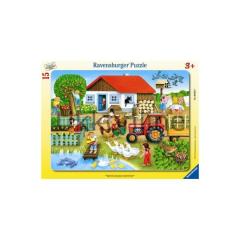 RAVENSBURGER COCUK PUZZLE ÇERC 15P 060207 WAS GEHORT WOHI