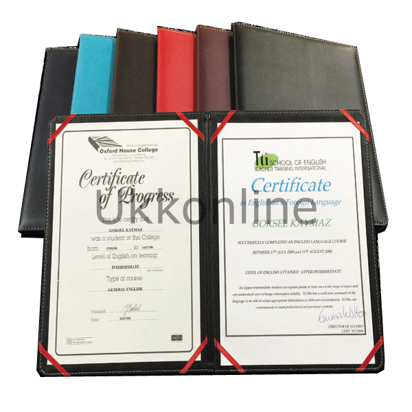2K SUNİ DERİ 23X32 DİPLOMA KABI KIRMIZI