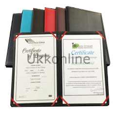 2K SUNİ DERİ 23X32 DİPLOMA KABI KIRMIZI