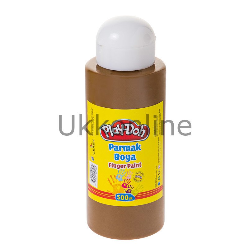 PLAYDOH PARMAK BOYA TÜP KAHVERENGİ 500 ML