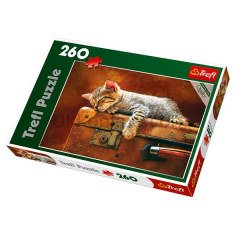 13164 260 PCS PUZZLE UYUYAN KEDİCİK