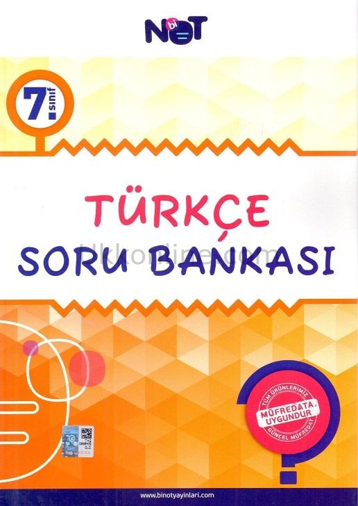 Bi Not Yayınları 7. Sınıf Türkçe Soru Bankası